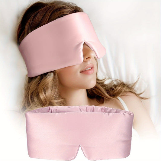 Dinododu™ Silk Sleep Mask – Wide Padded Luxury