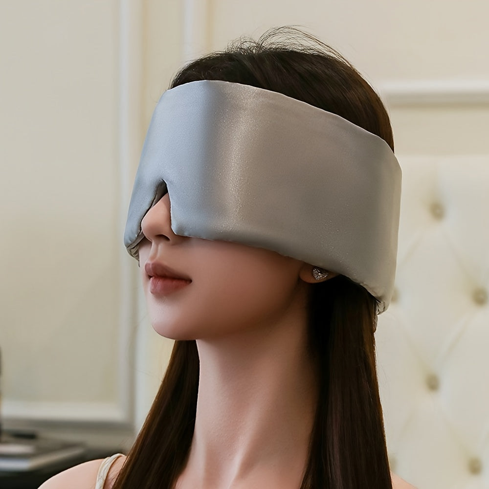 Dinododu™ Silk Sleep Mask – Wide Padded Luxury