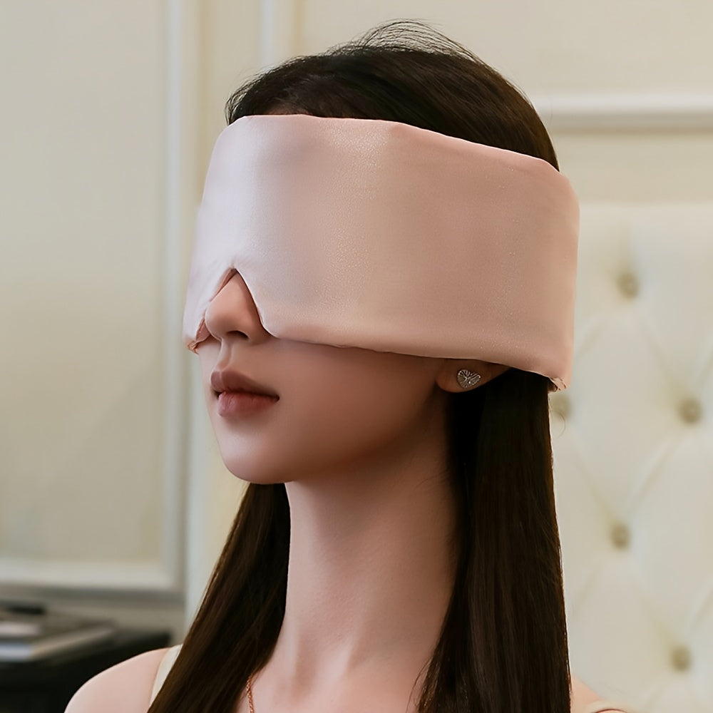 Dinododu™ Silk Sleep Mask – Wide Padded Luxury